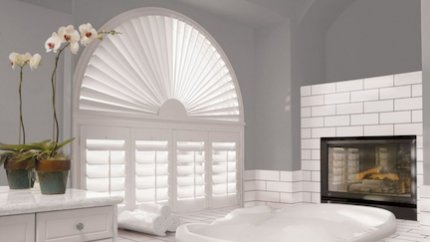 Shutters for Specialty Shape Windows in Raleigh